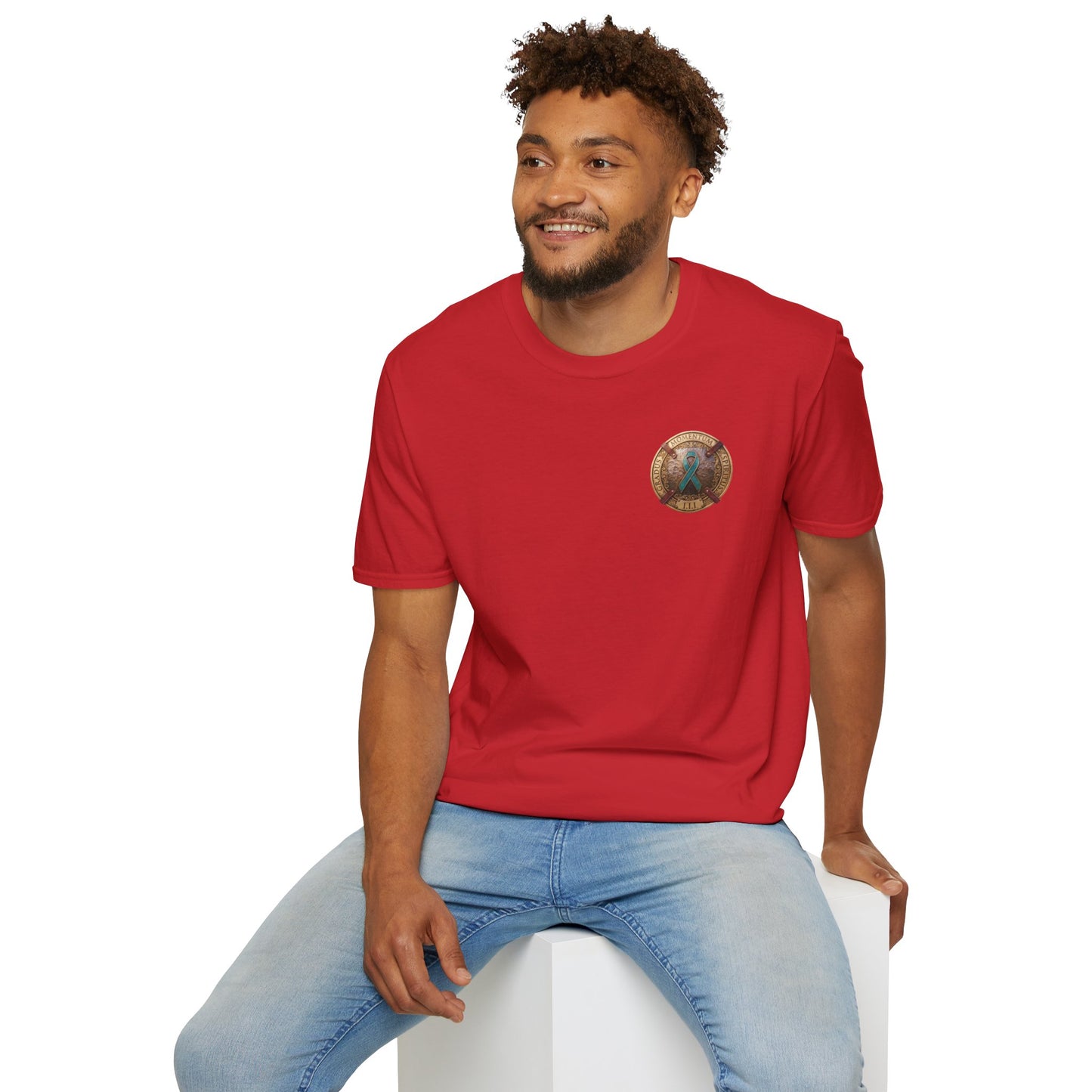 T-Shirt: "PTSD Awareness" Teal Ribbon Support