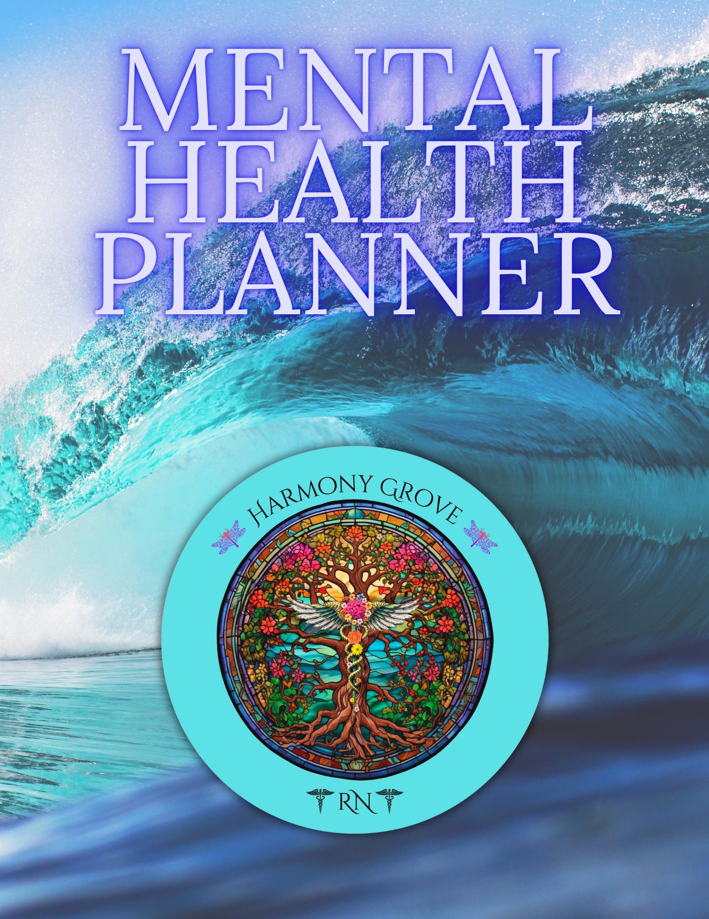 Mental Health Planner: Wellness Journal, Self-Care (Digital Download)