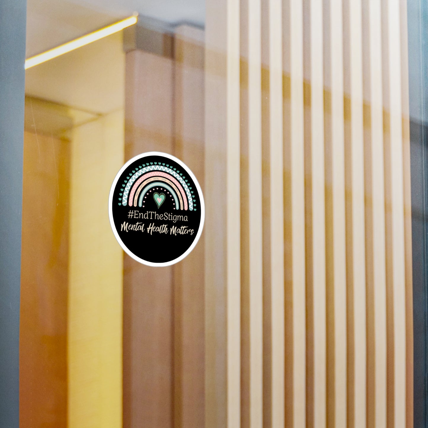All-Weather Vinyl Decal: #EndTheStigma Onyx