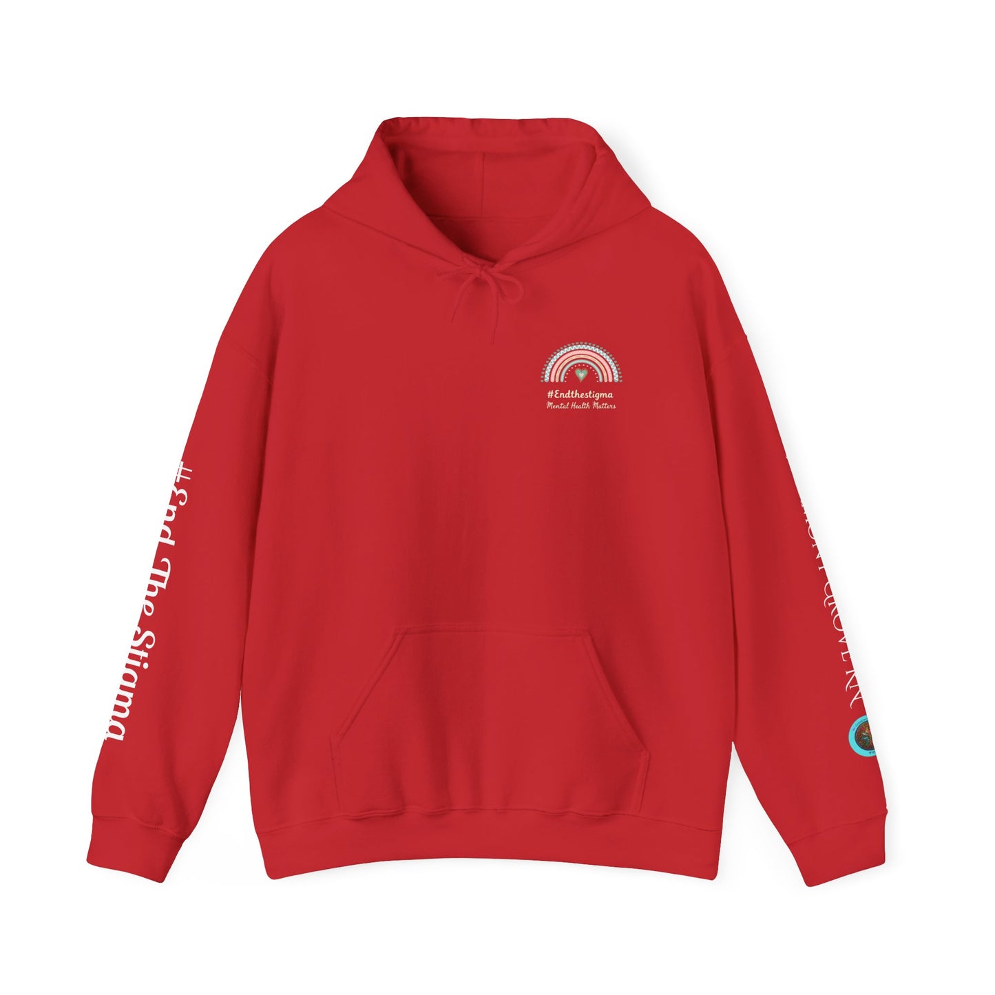 Pullover Hoodie: "#EndTheStigma" Mental Health Matters