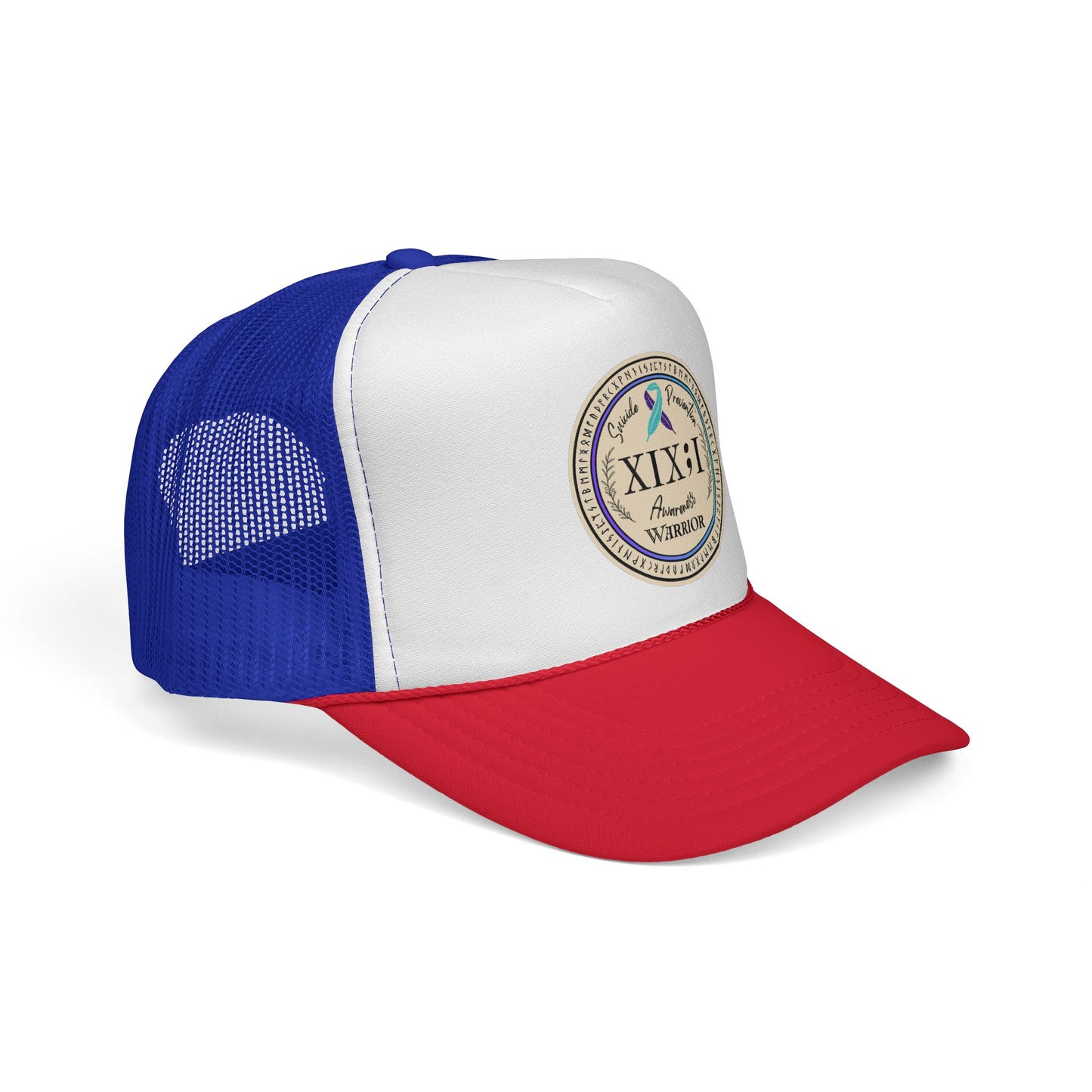 Trucker Hat: "XIX;I Warrior" Suicide Prevention Awareness