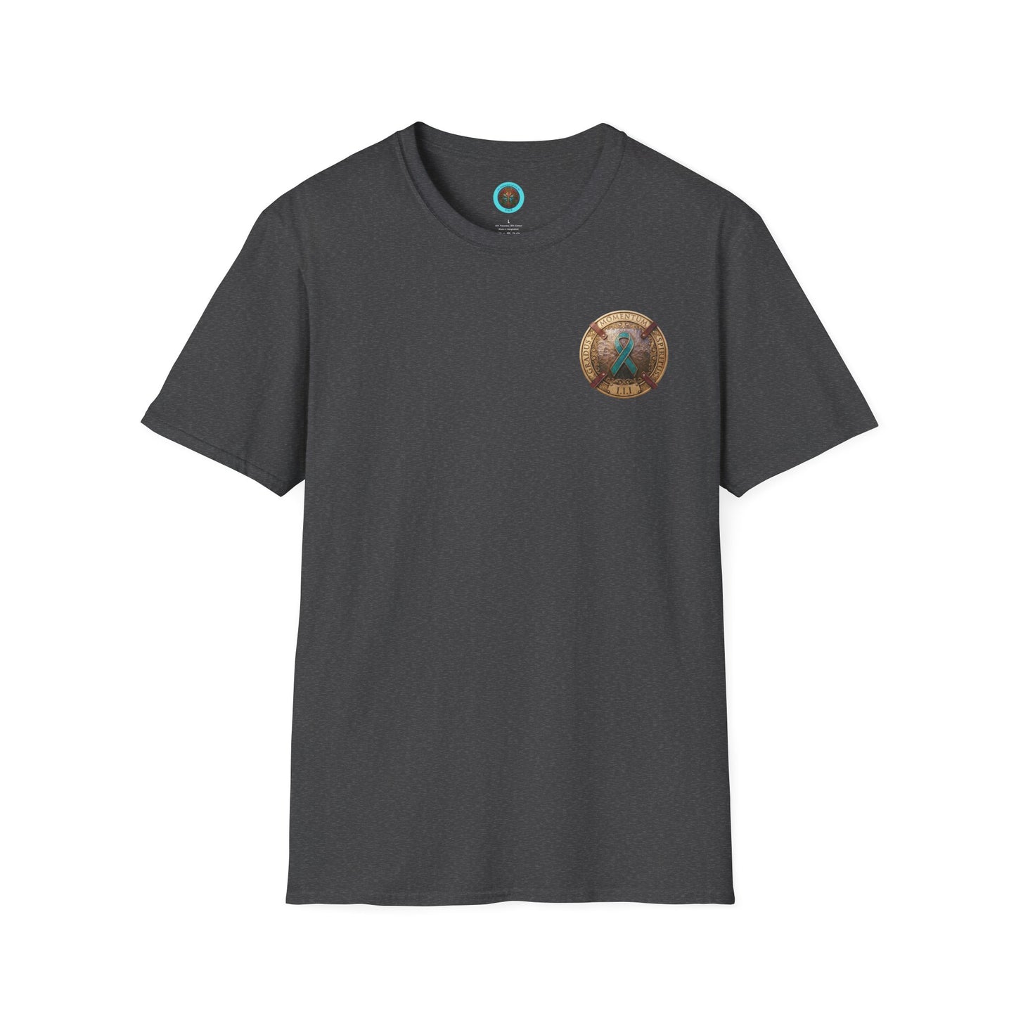 T-Shirt: "PTSD Awareness" Teal Ribbon Support