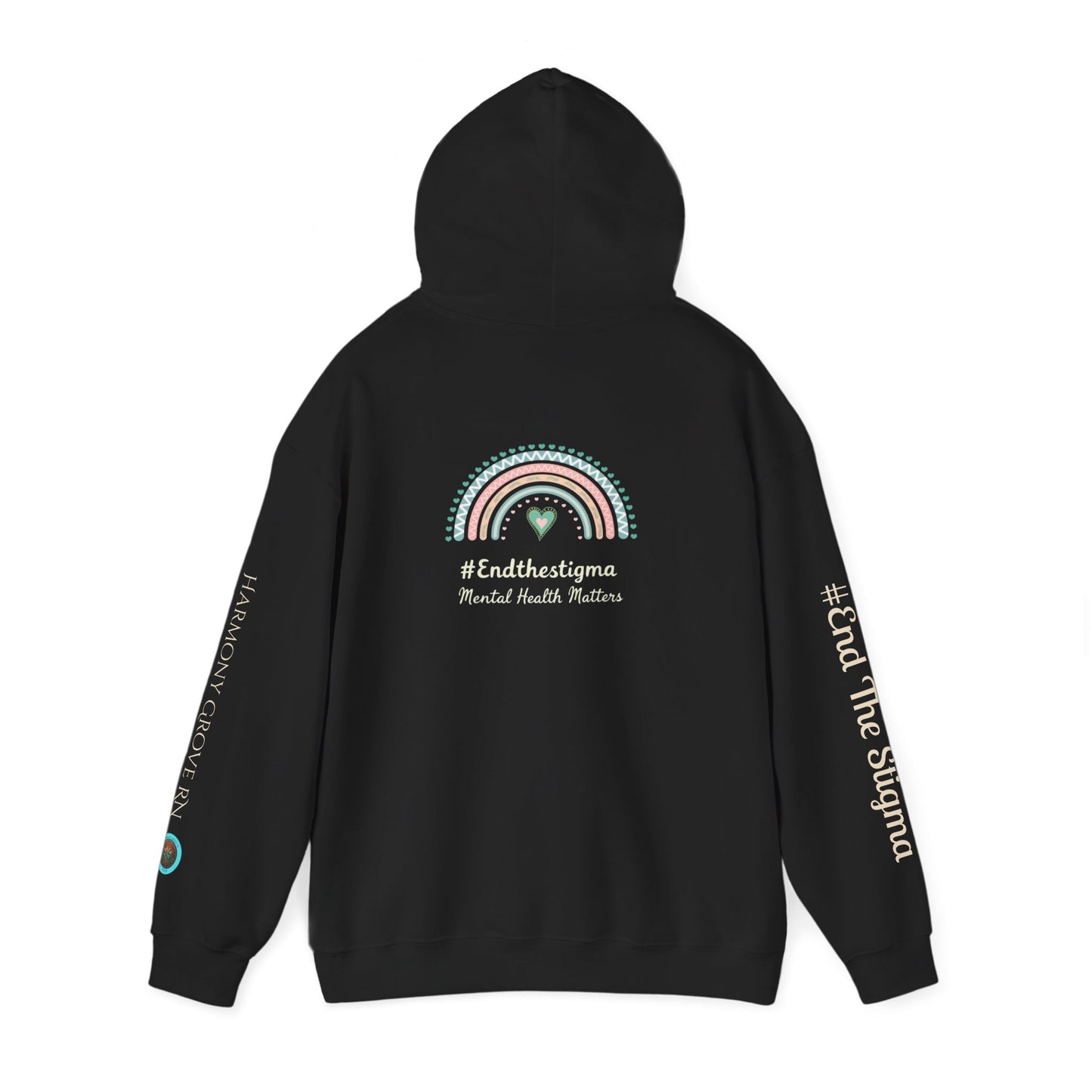 Pullover Hoodie: "#EndTheStigma" Mental Health Matters