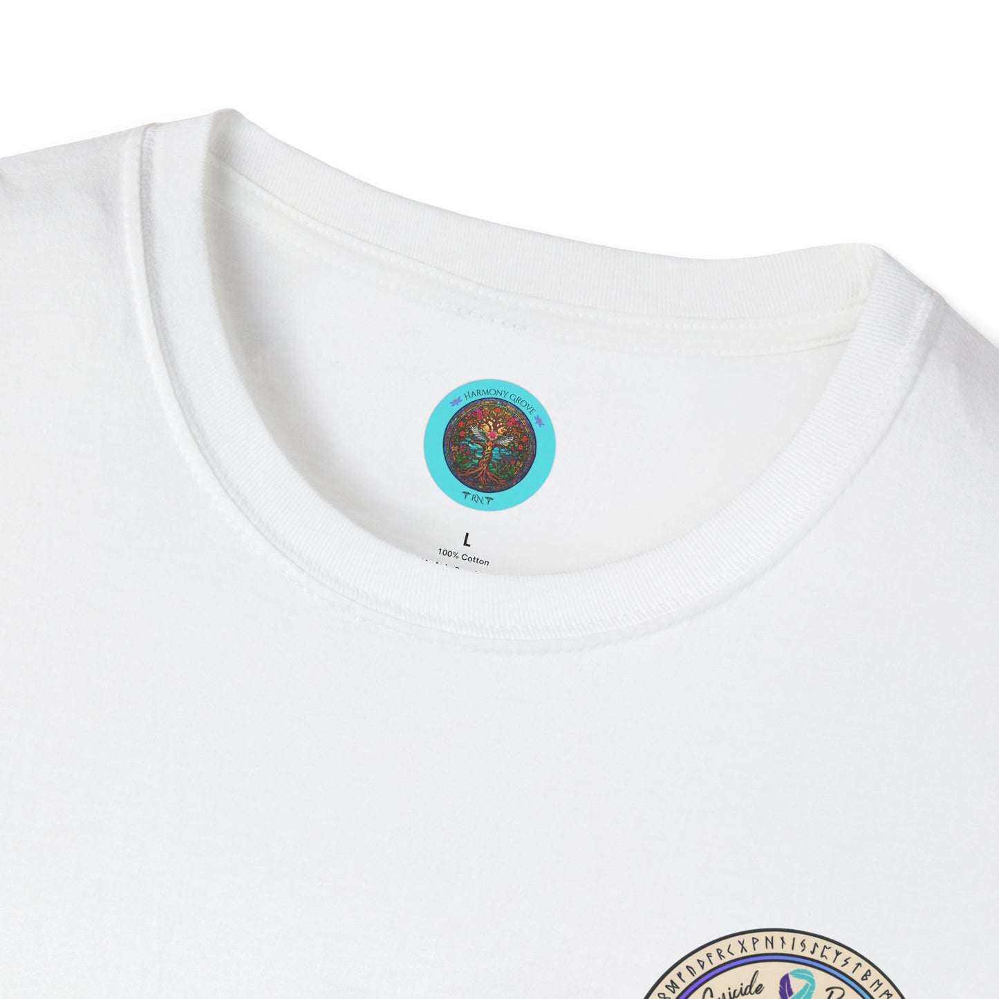 T-shirt: Suicide Awareness Warrior Teal and Purple Support Ribbon