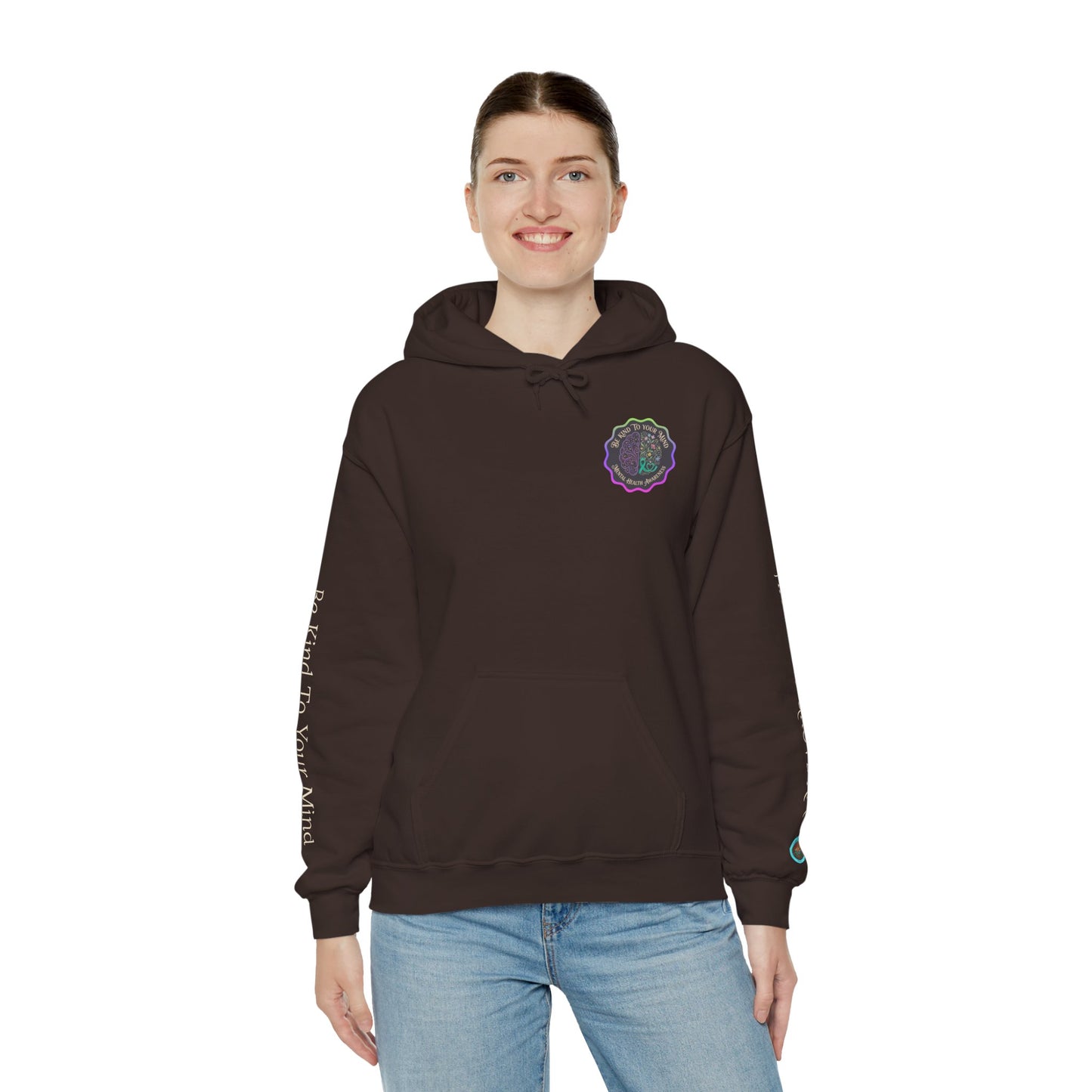 Pullover Hoodie: "Be Kind to Your Mind" Mental Health Awareness