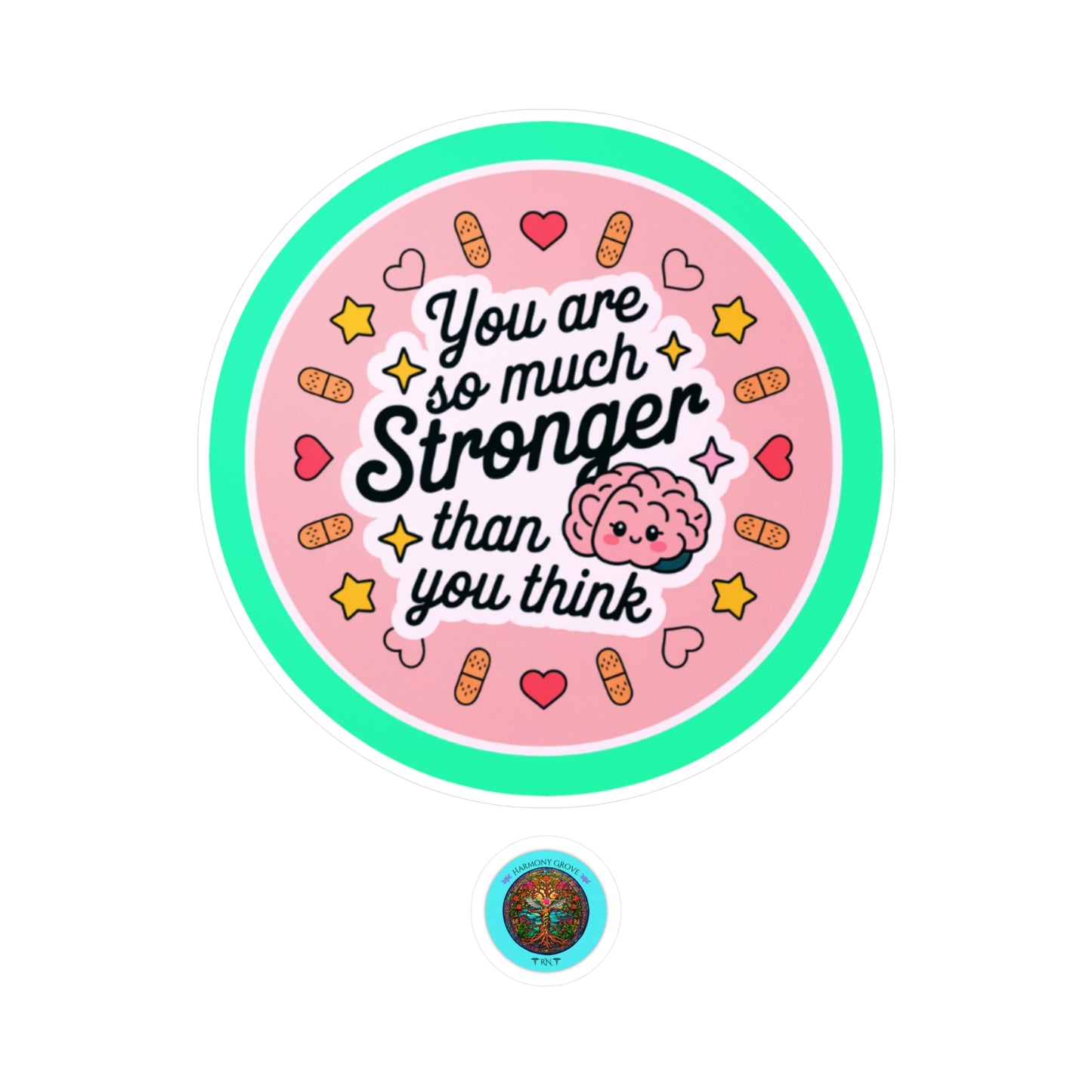 All-Weather Vinyl Decal: "You Are So Much Stronger"
