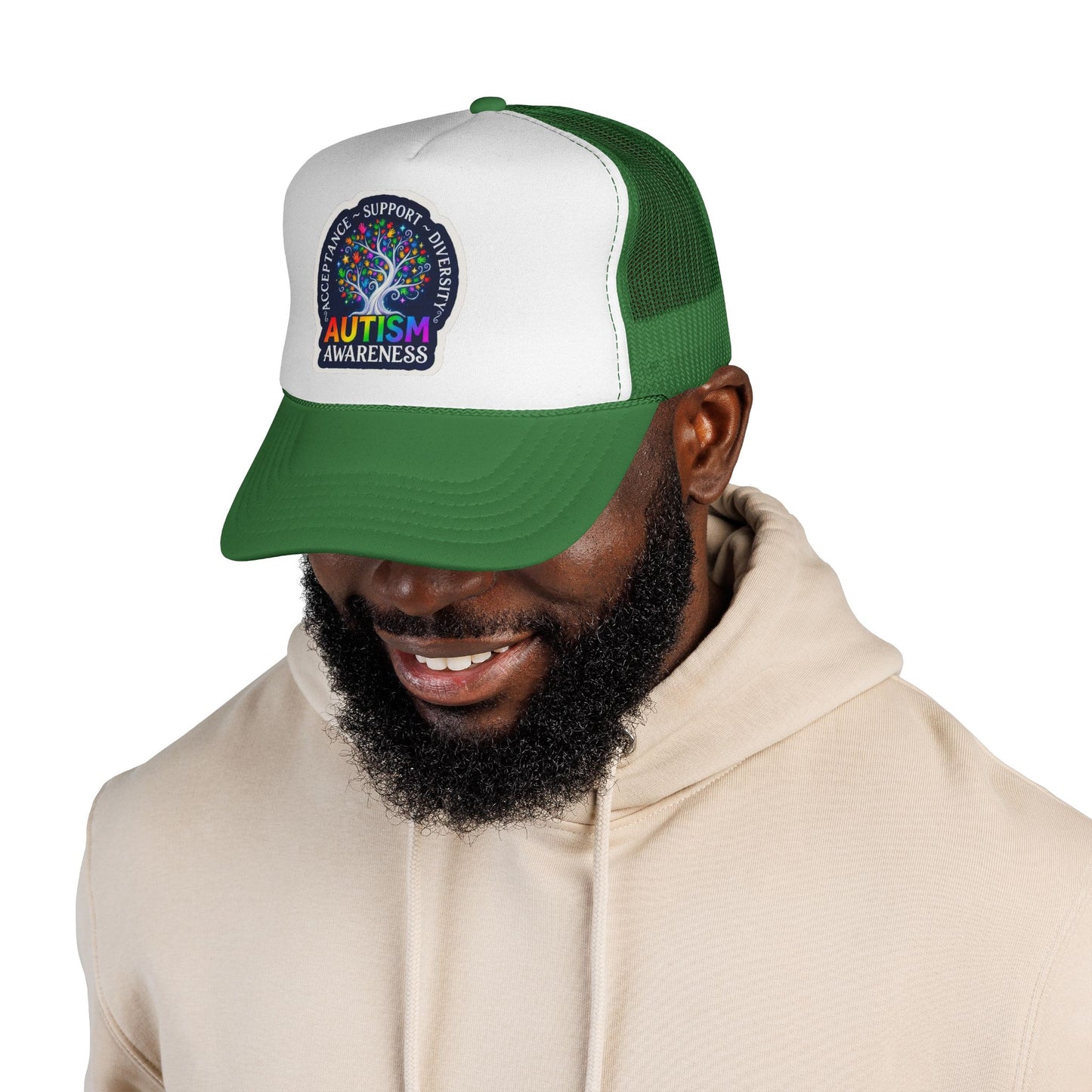 Trucker Cap: "Acceptance • Support • Diversity" Autism Awareness