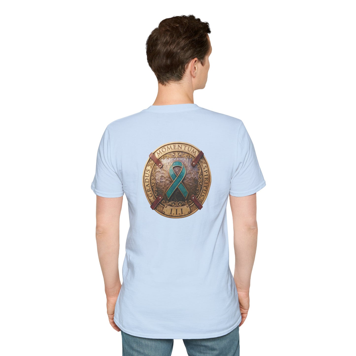 T-Shirt: "PTSD Awareness" Teal Ribbon Support