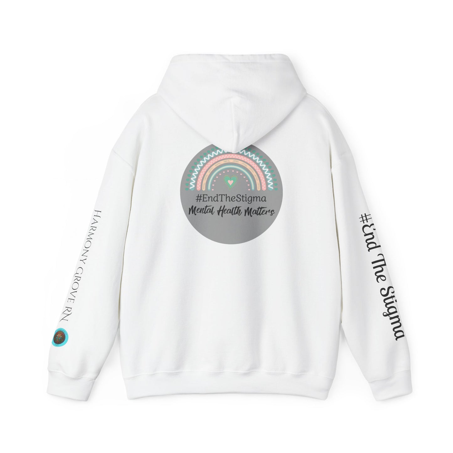 Pullover Hoodie: "#EndTheStigma" Mental Health Matters
