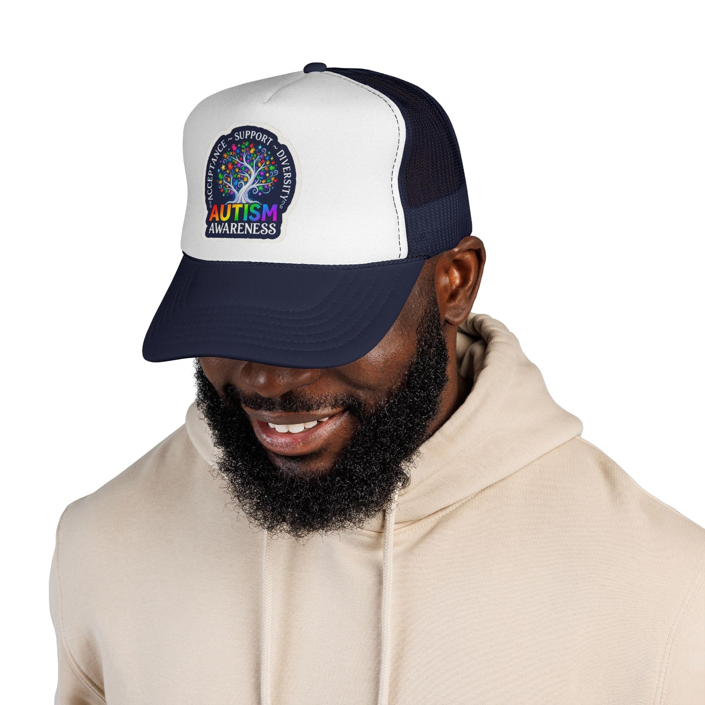 Trucker Cap: "Acceptance • Support • Diversity" Autism Awareness