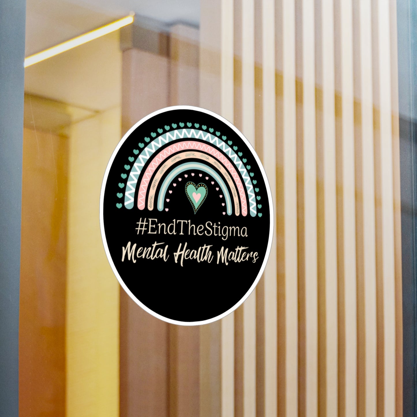 All-Weather Vinyl Decal: #EndTheStigma Onyx