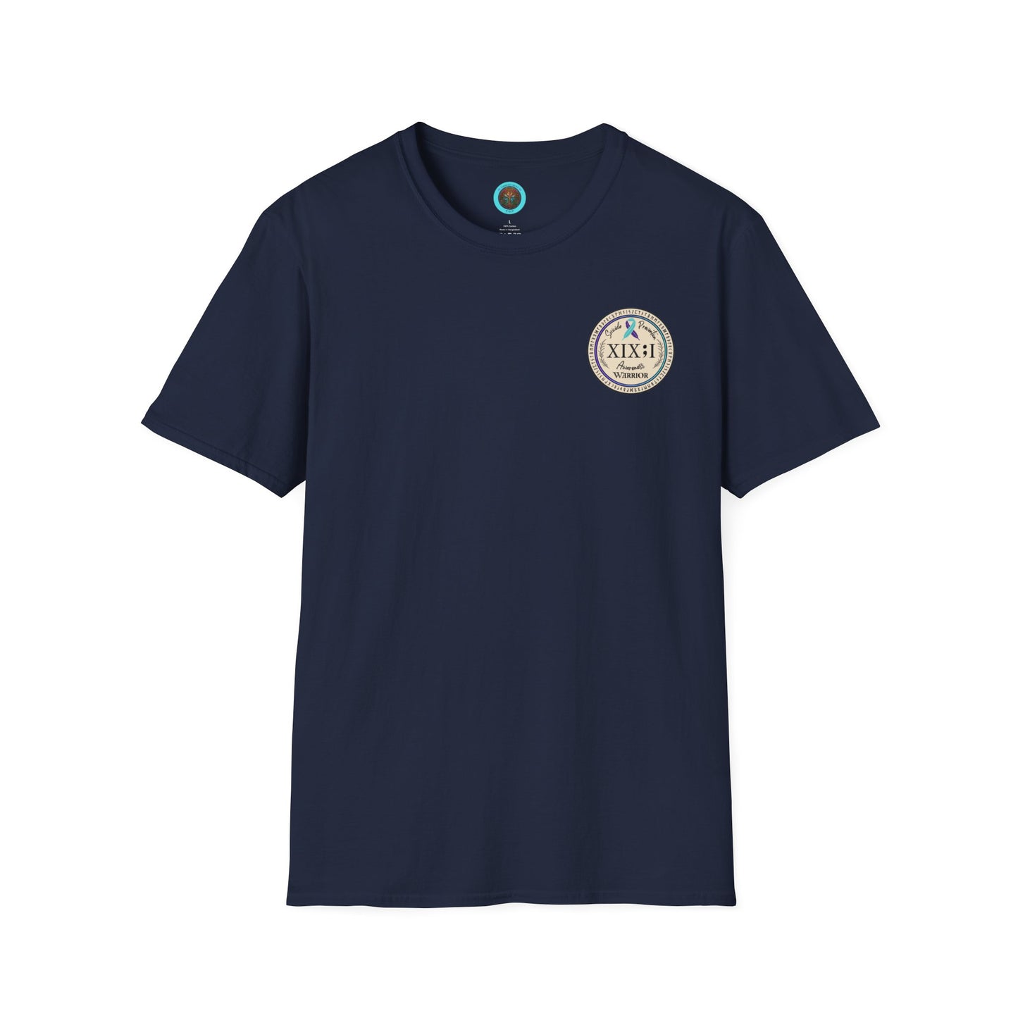 T-shirt: Suicide Awareness Warrior Teal and Purple Support Ribbon