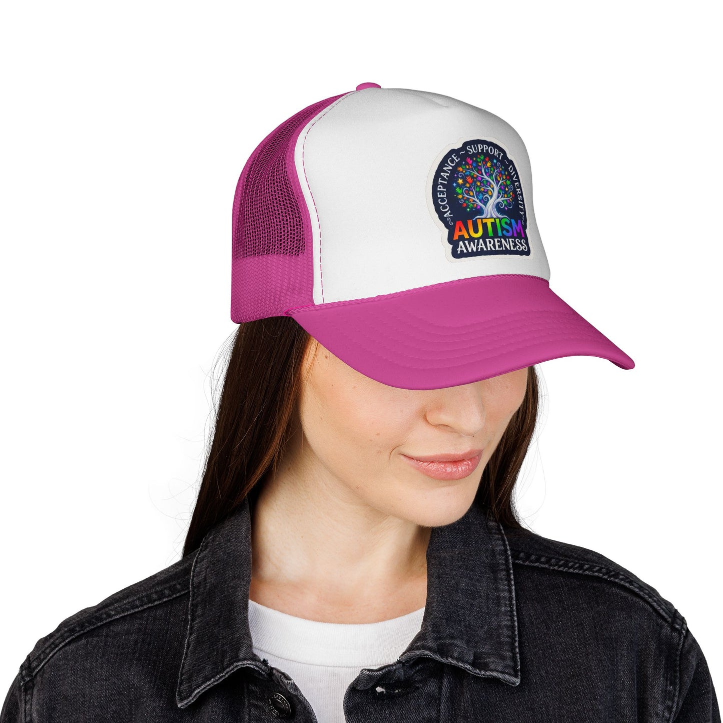 Trucker Cap: "Acceptance • Support • Diversity" Autism Awareness