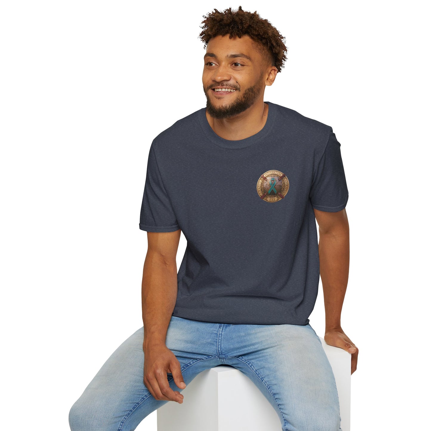 T-Shirt: "PTSD Awareness" Teal Ribbon Support