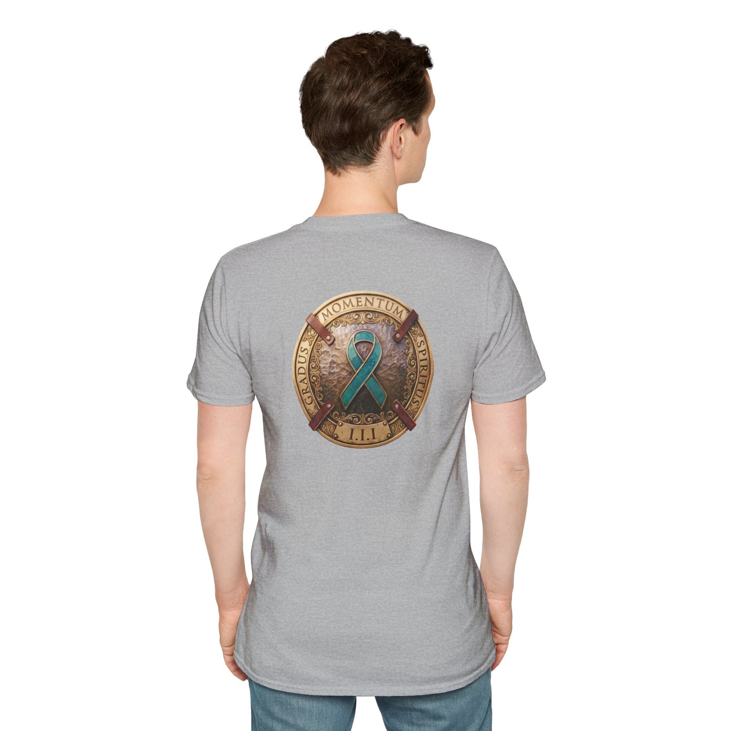 T-Shirt: "PTSD Awareness" Teal Ribbon Support