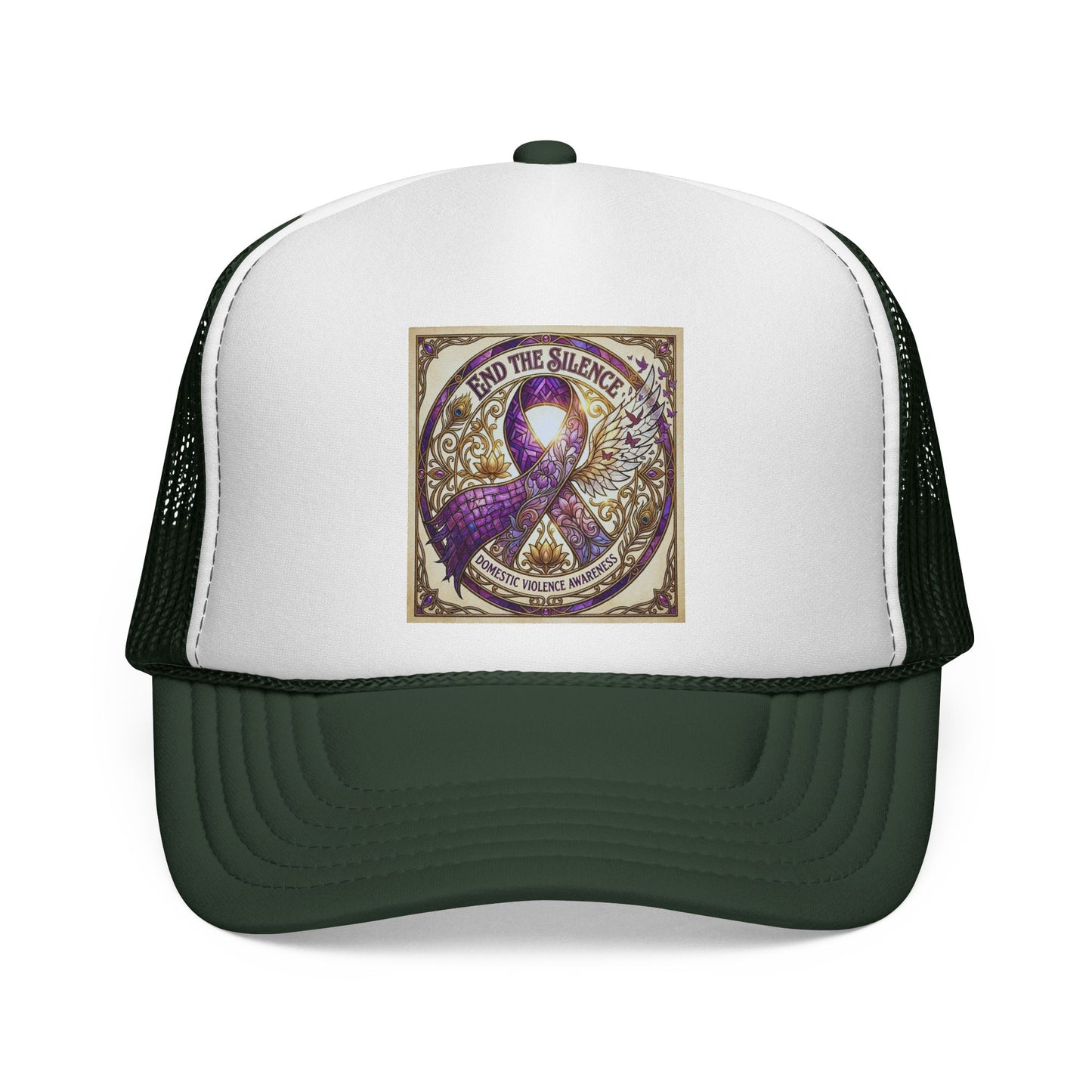 Trucker Hat: "End the Silence" Domestic Violence Awareness