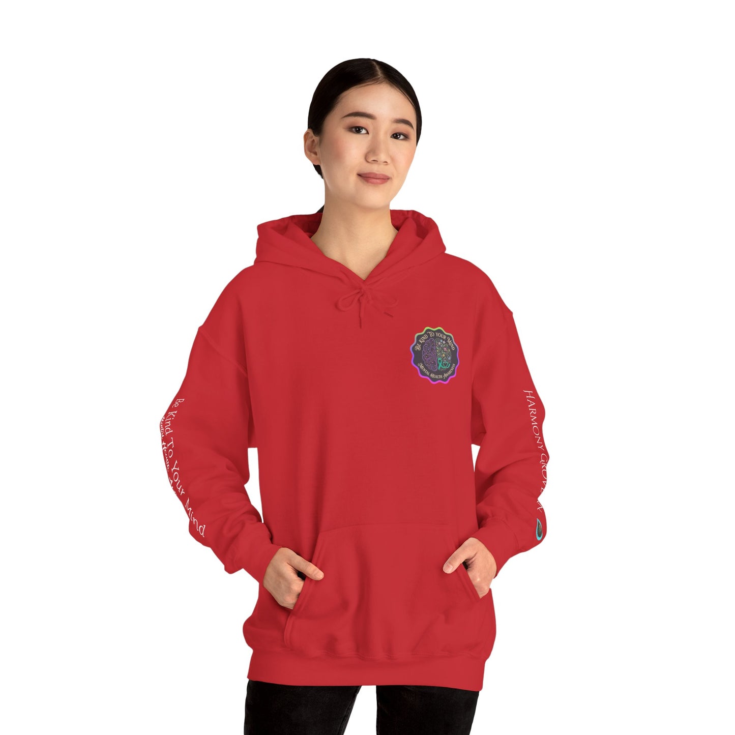 Pullover Hoodie: "Be Kind to Your Mind" Mental Health Awareness