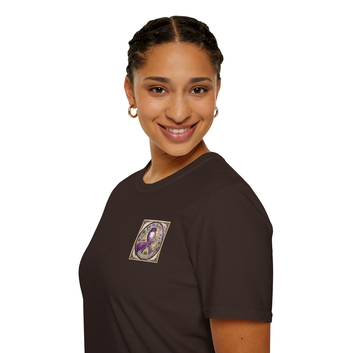 T-Shirt: "End the Silence" Domestic Violence Awareness Support