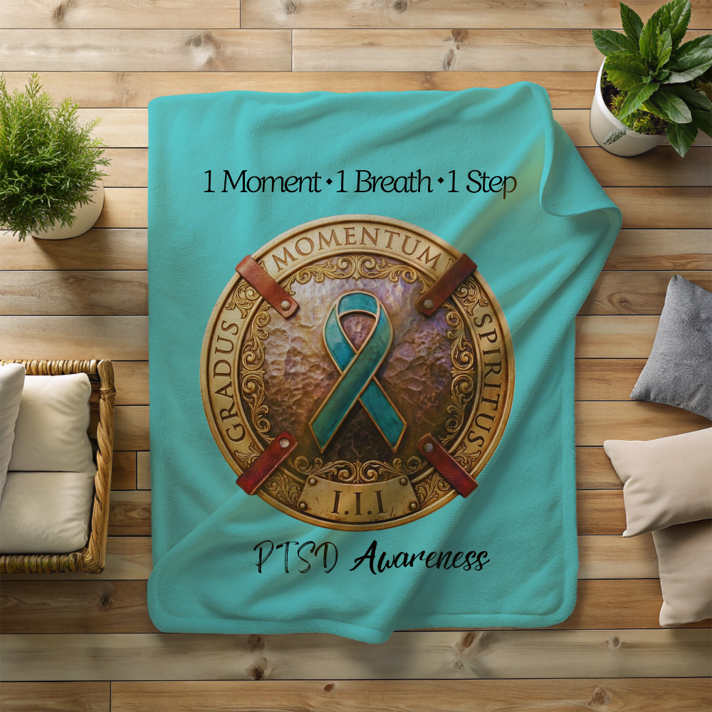 "1 Momentum (Moment), 1 Spiritus (Breath), 1 Gradus (Step)" PTSD Awareness Support Campaign