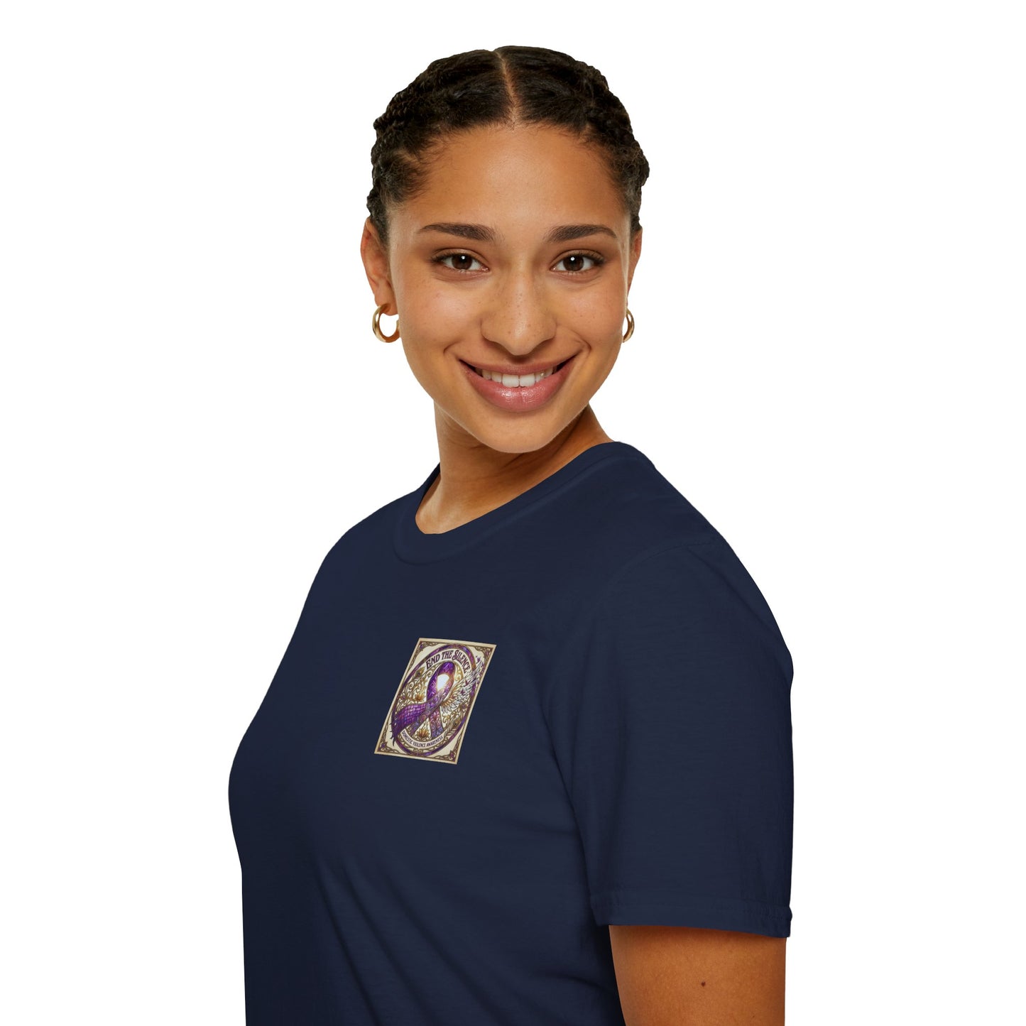 T-Shirt: "End the Silence" Domestic Violence Awareness Support
