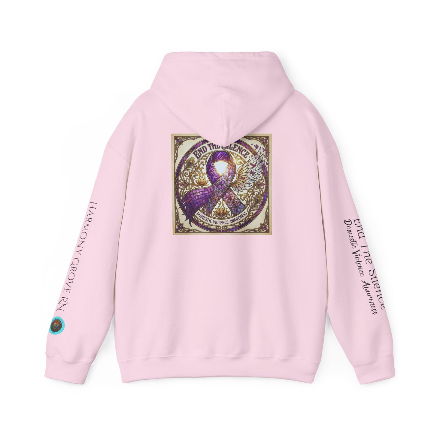 Pullover Hoodie: "End The Silence" Domestic Violence Awareness