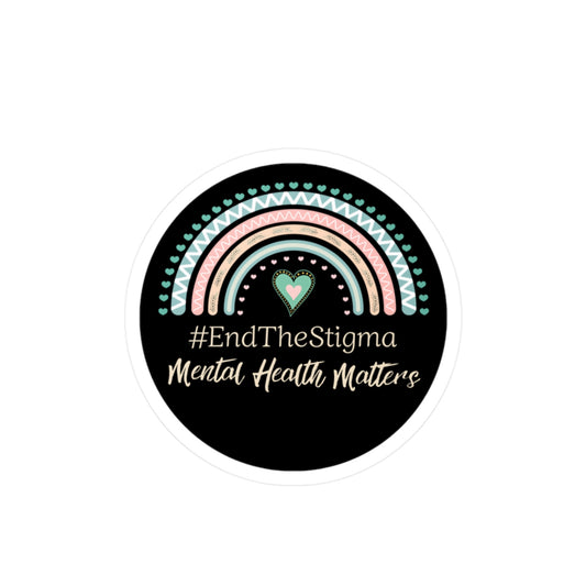 All-Weather Vinyl Decal: #EndTheStigma Onyx