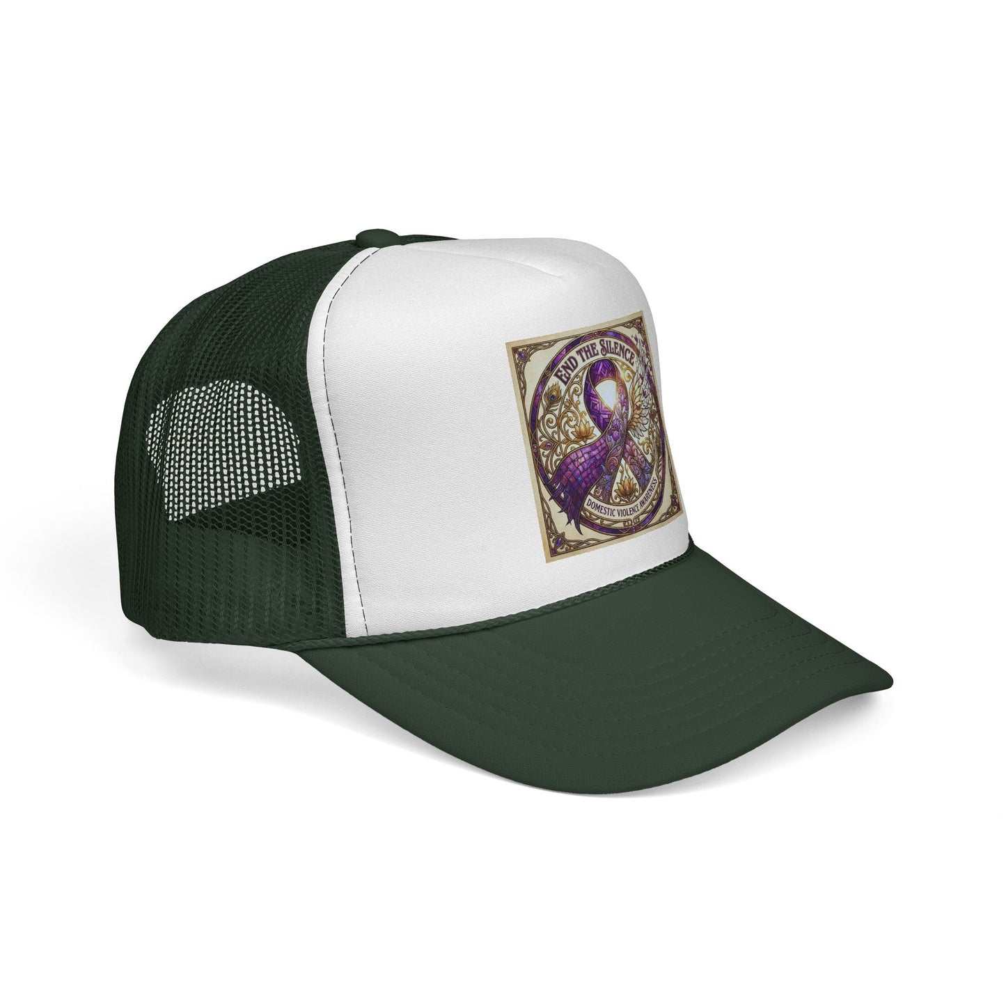 Trucker Hat: "End the Silence" Domestic Violence Awareness