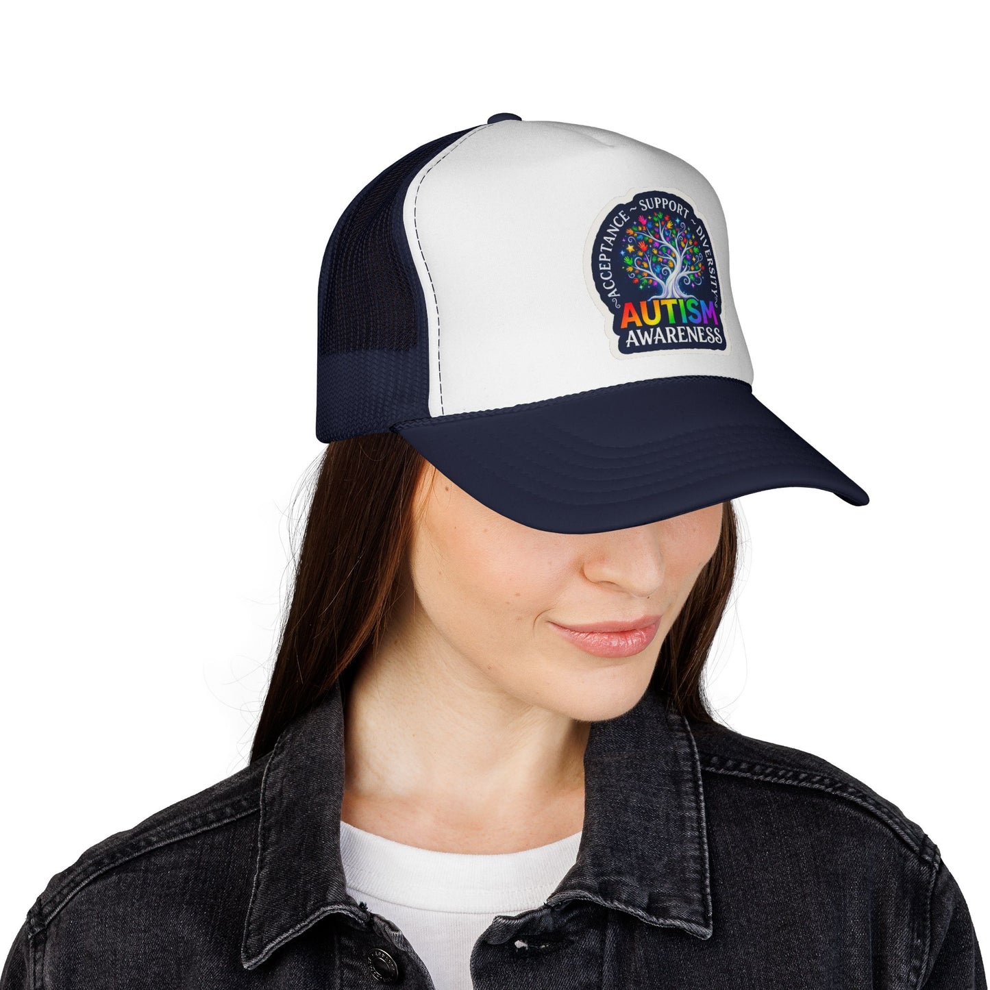 Trucker Cap: "Acceptance • Support • Diversity" Autism Awareness