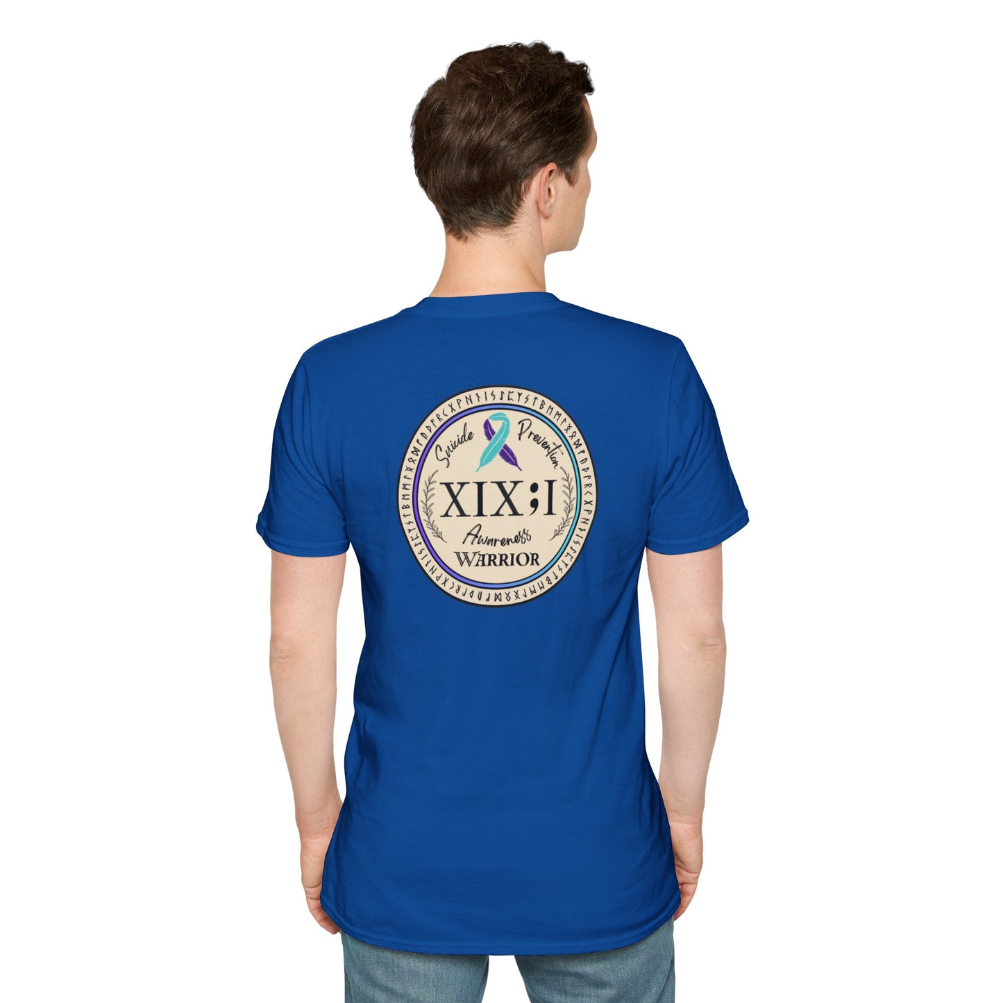 T-shirt: Suicide Awareness Warrior Teal and Purple Support Ribbon