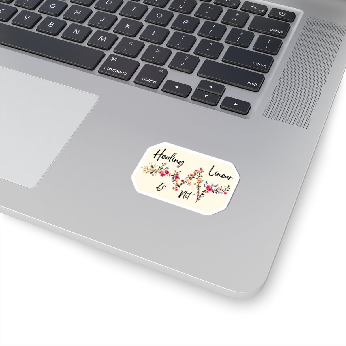 Kiss-Cut Sticker: Floral Healing Is Not Linear