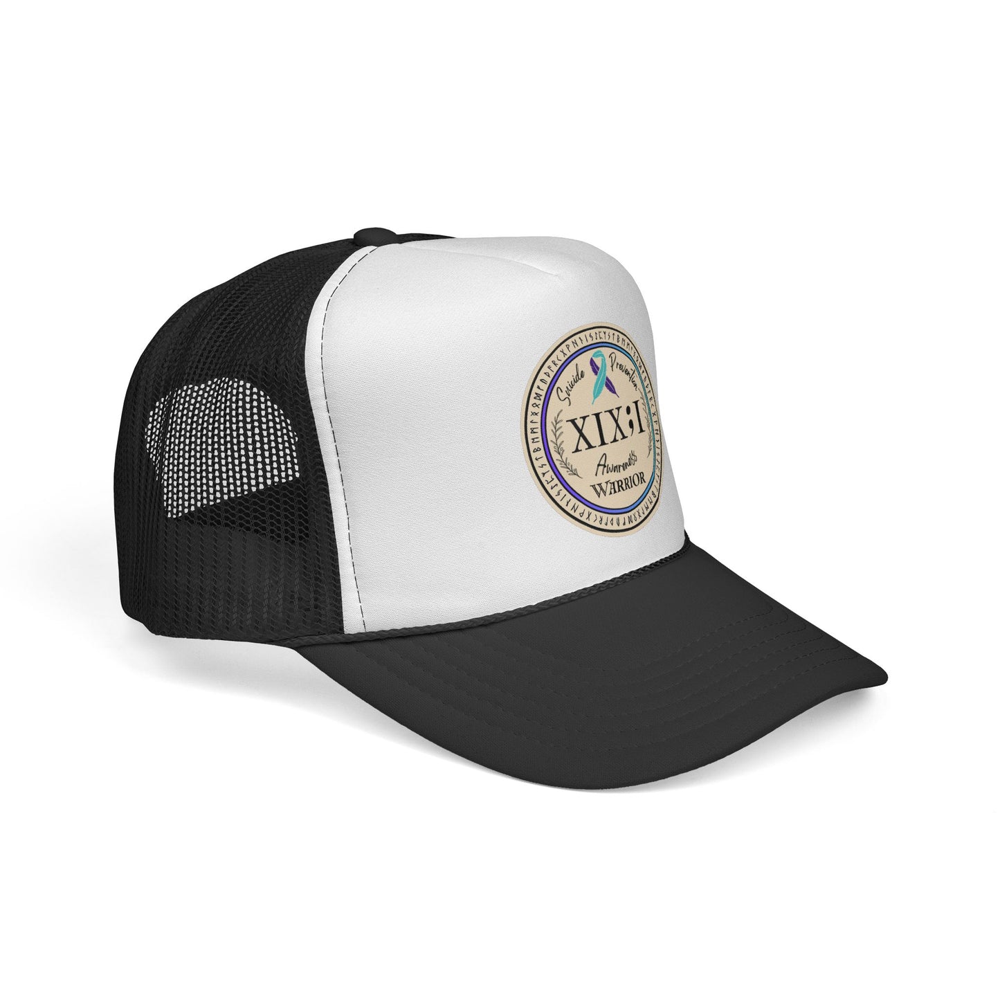 Trucker Hat: "XIX;I Warrior" Suicide Prevention Awareness