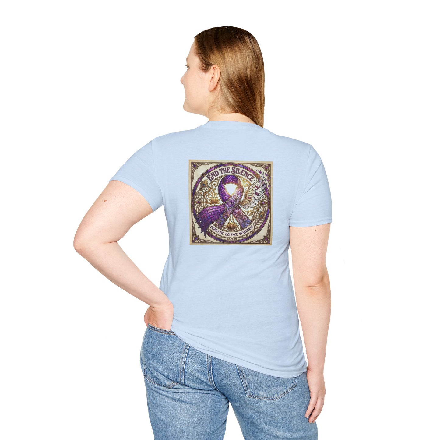 T-Shirt: "End the Silence" Domestic Violence Awareness Support