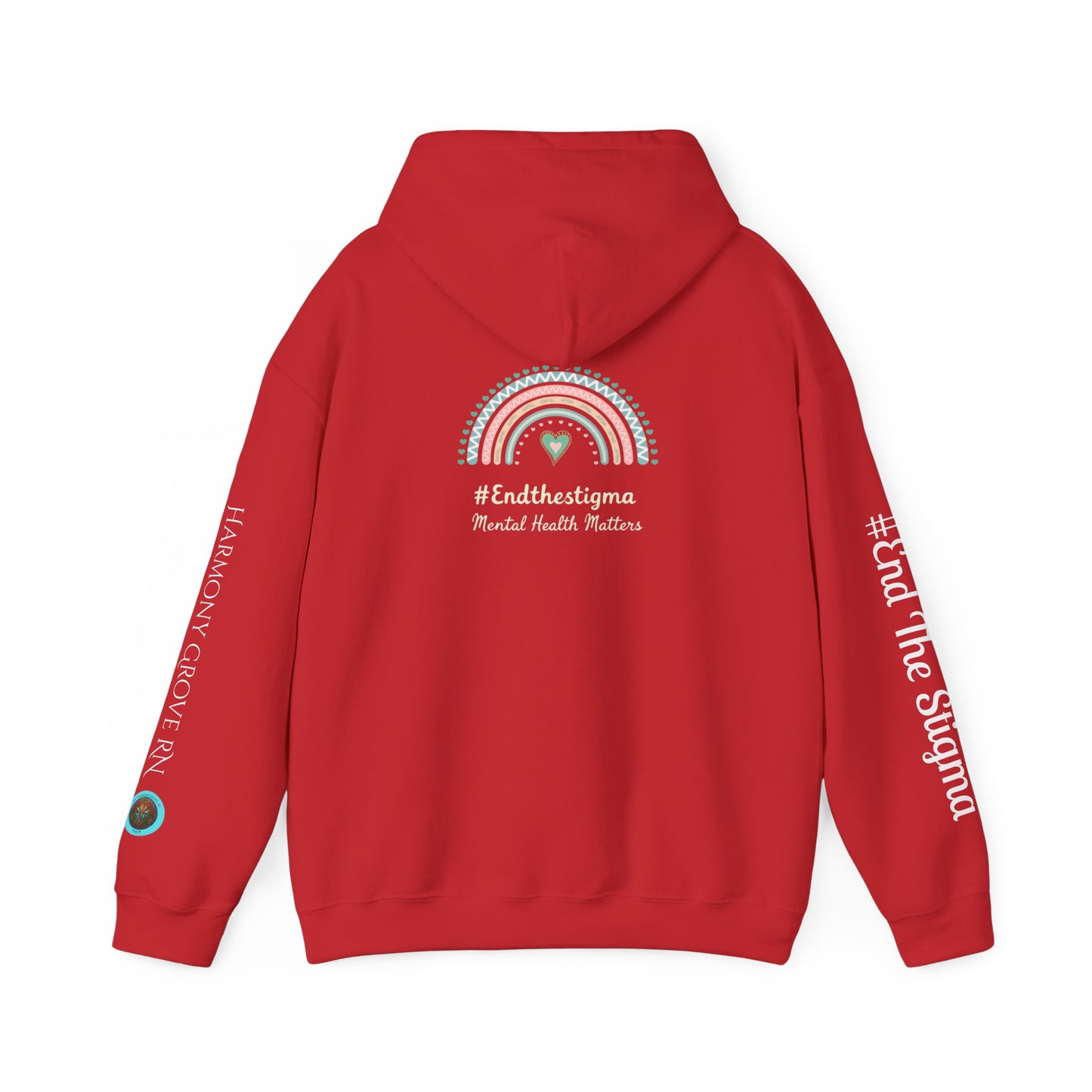 Pullover Hoodie: "#EndTheStigma" Mental Health Matters