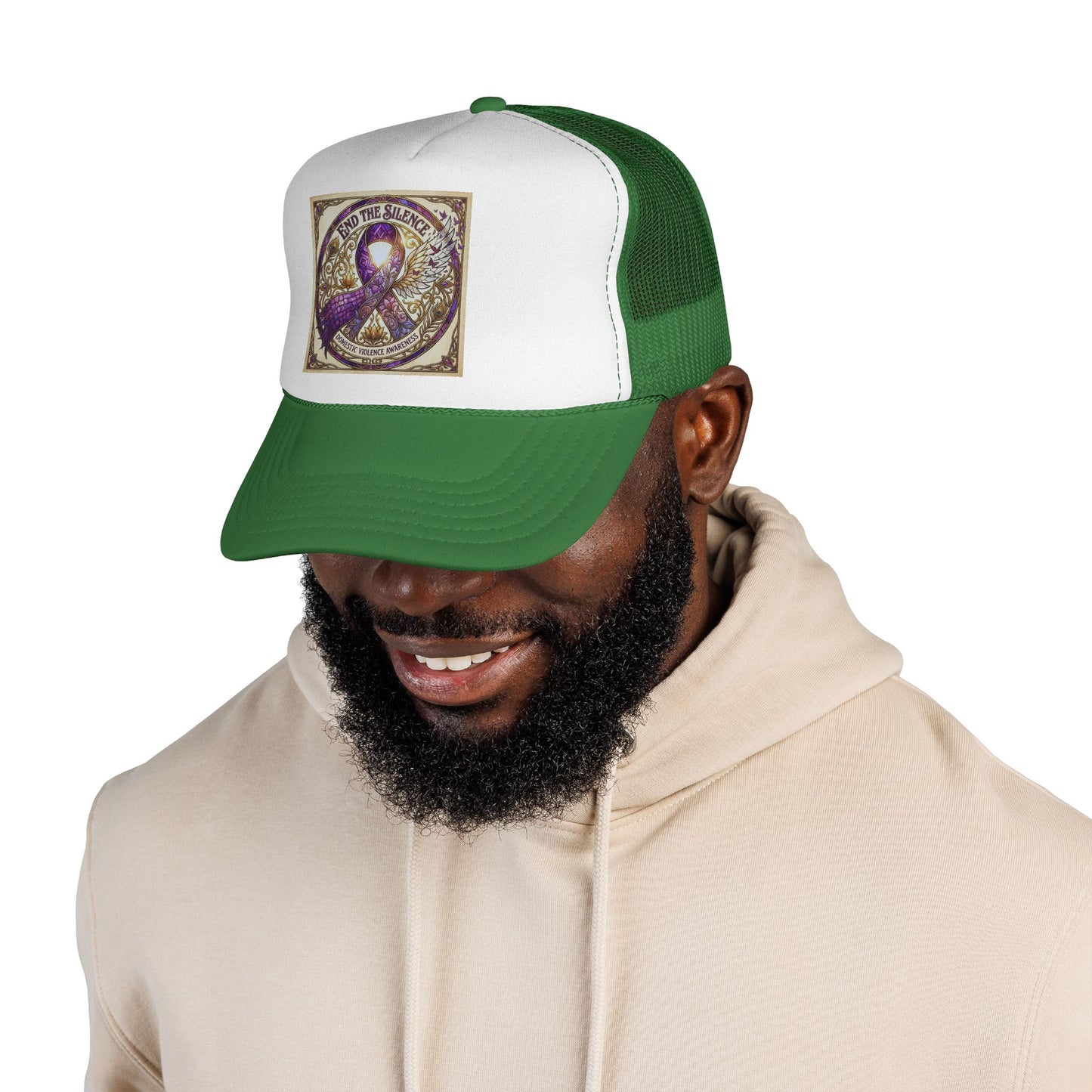 Trucker Hat: "End the Silence" Domestic Violence Awareness