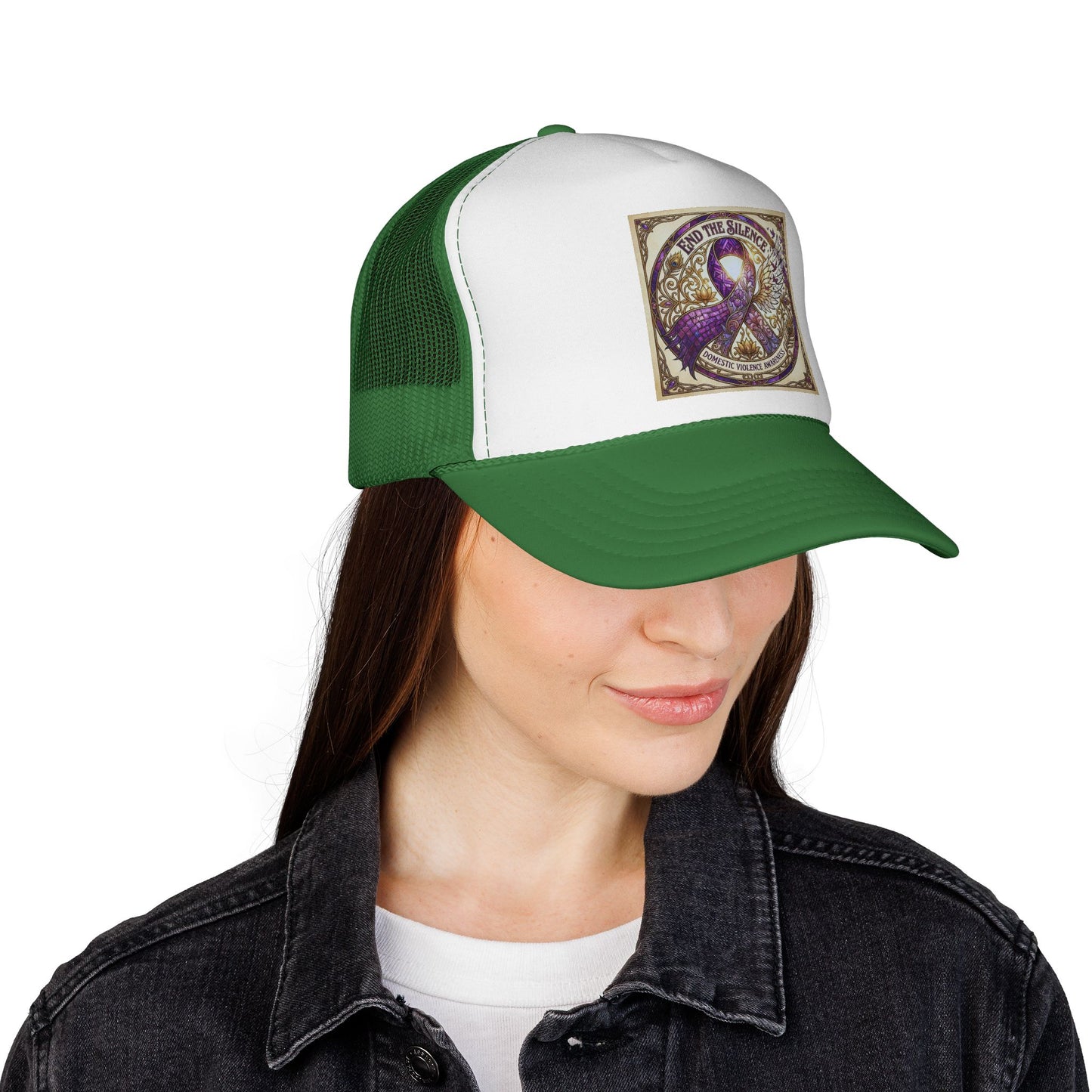 Trucker Hat: "End the Silence" Domestic Violence Awareness