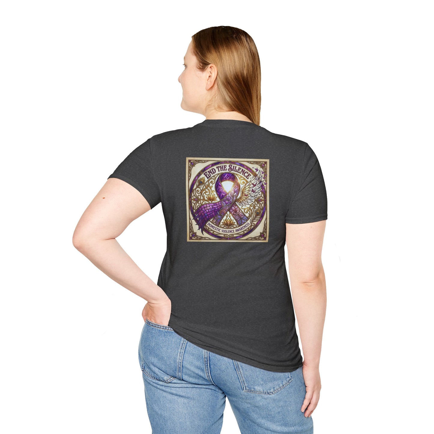 T-Shirt: "End the Silence" Domestic Violence Awareness Support