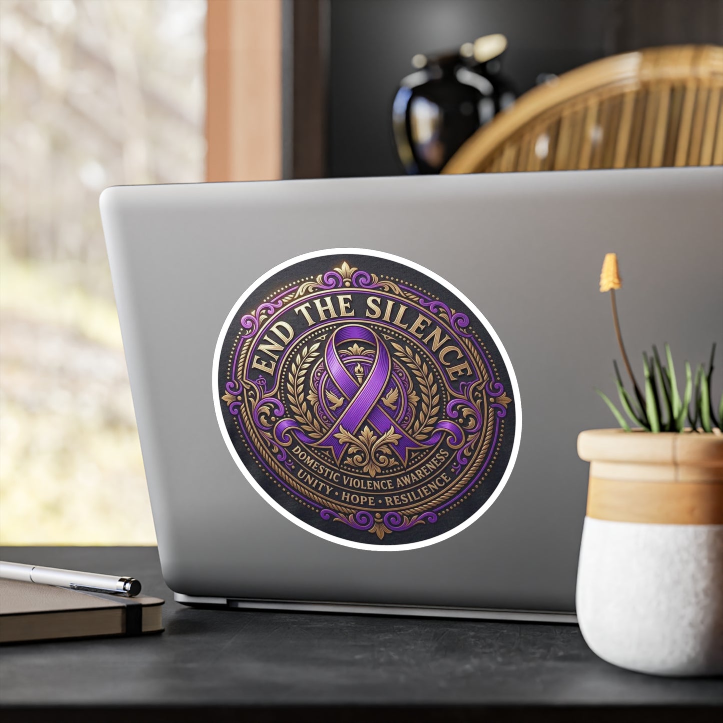 All-Weather Vinyl Decal: Domestic Violence Awareness