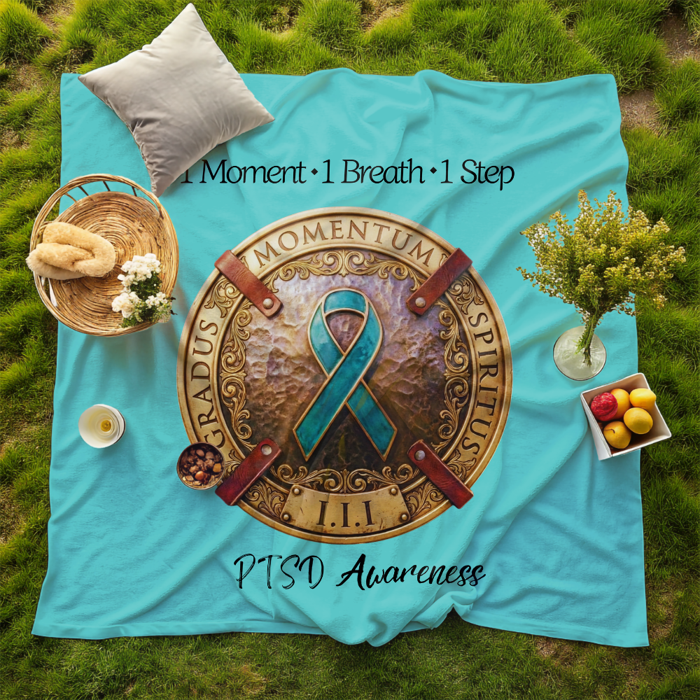 "1 Momentum (Moment), 1 Spiritus (Breath), 1 Gradus (Step)" PTSD Awareness Support Campaign