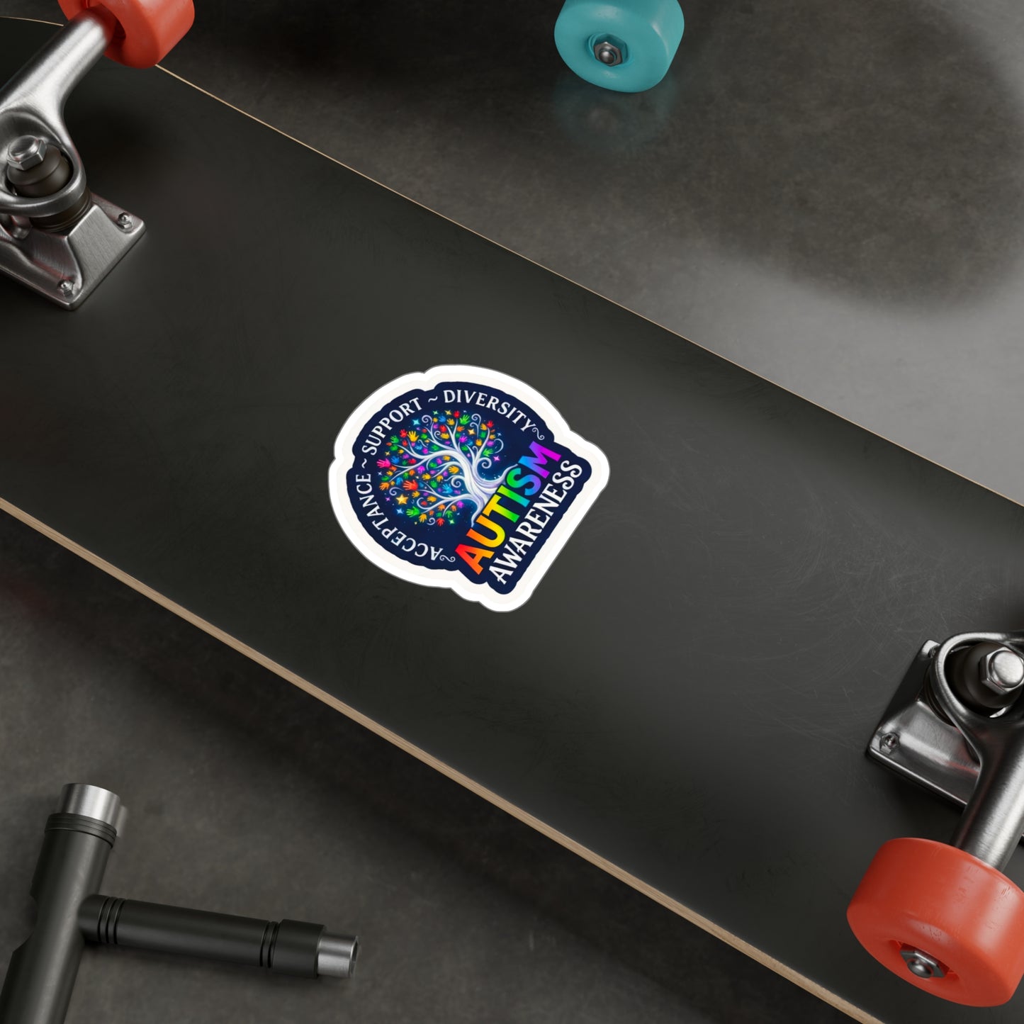 All-Weather Vinyl Decal: Autism Awareness Acceptance Support Diversity