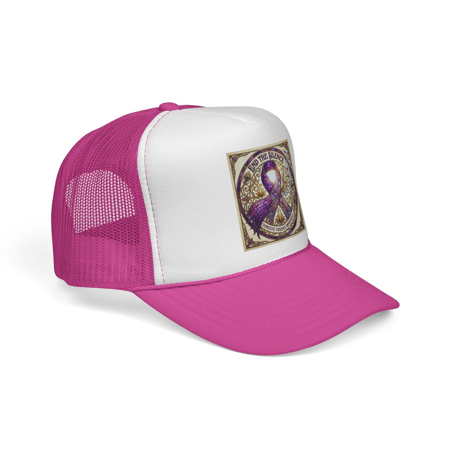 Trucker Hat: "End the Silence" Domestic Violence Awareness