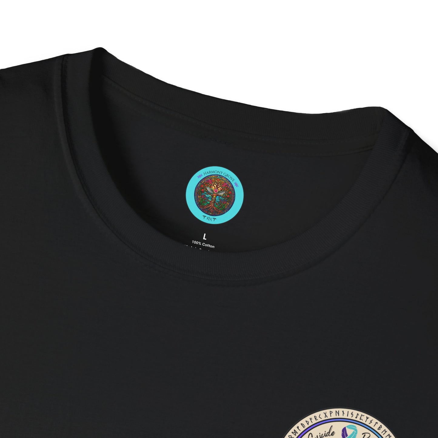 T-shirt: Suicide Awareness Warrior Teal and Purple Support Ribbon