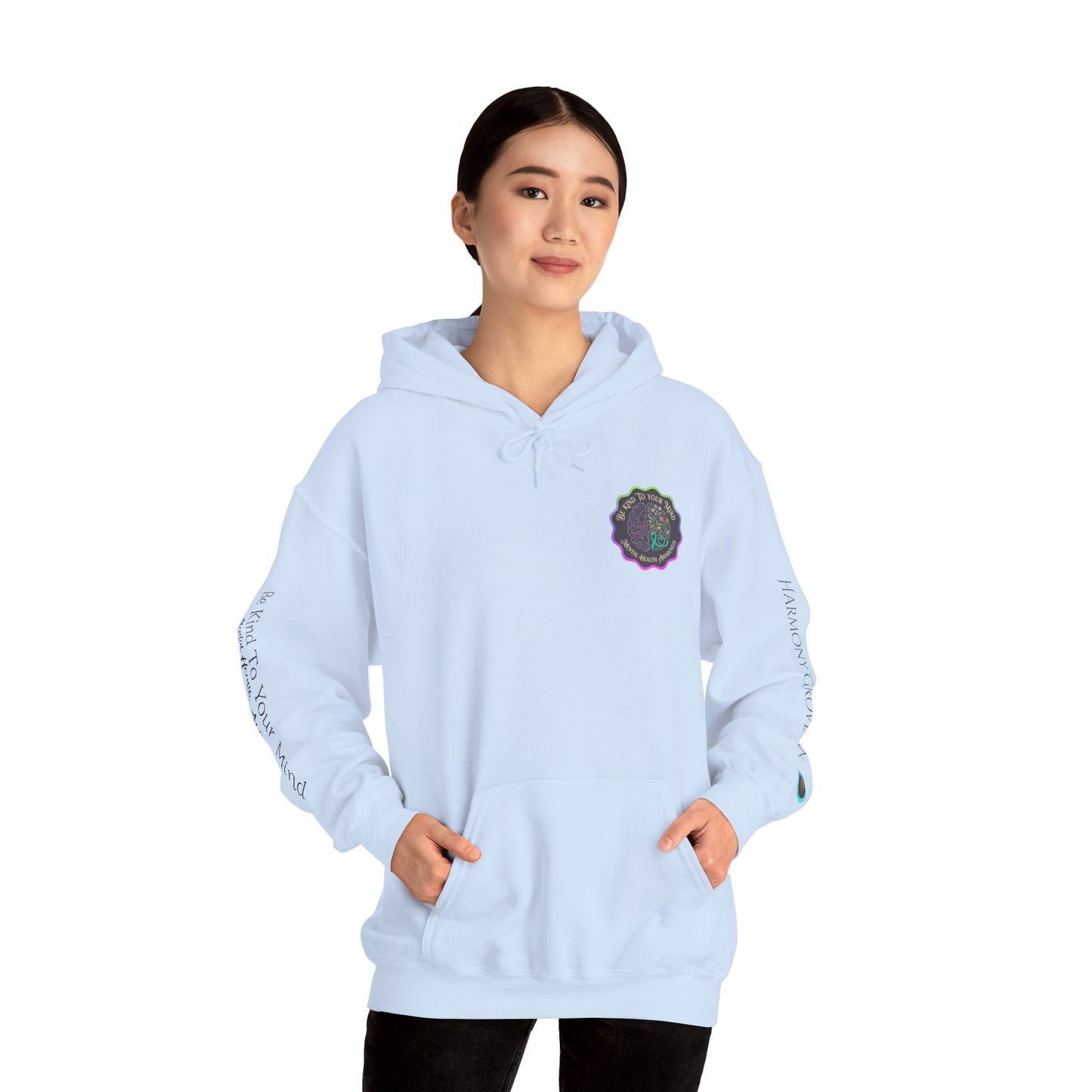 Pullover Hoodie: "Be Kind to Your Mind" Mental Health Awareness