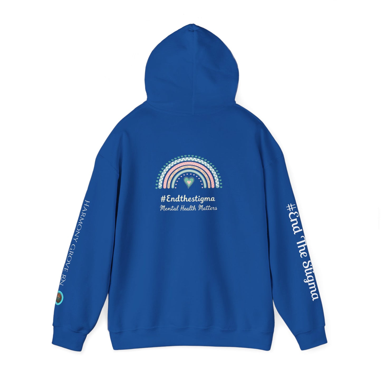 Pullover Hoodie: "#EndTheStigma" Mental Health Matters