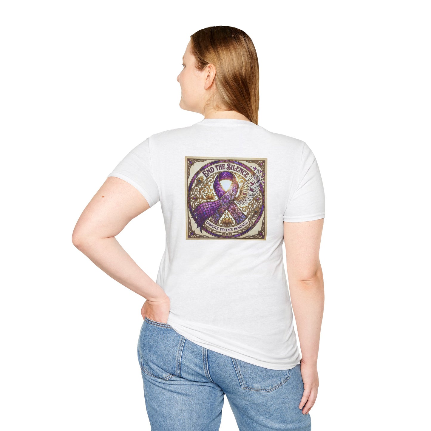 T-Shirt: "End the Silence" Domestic Violence Awareness Support