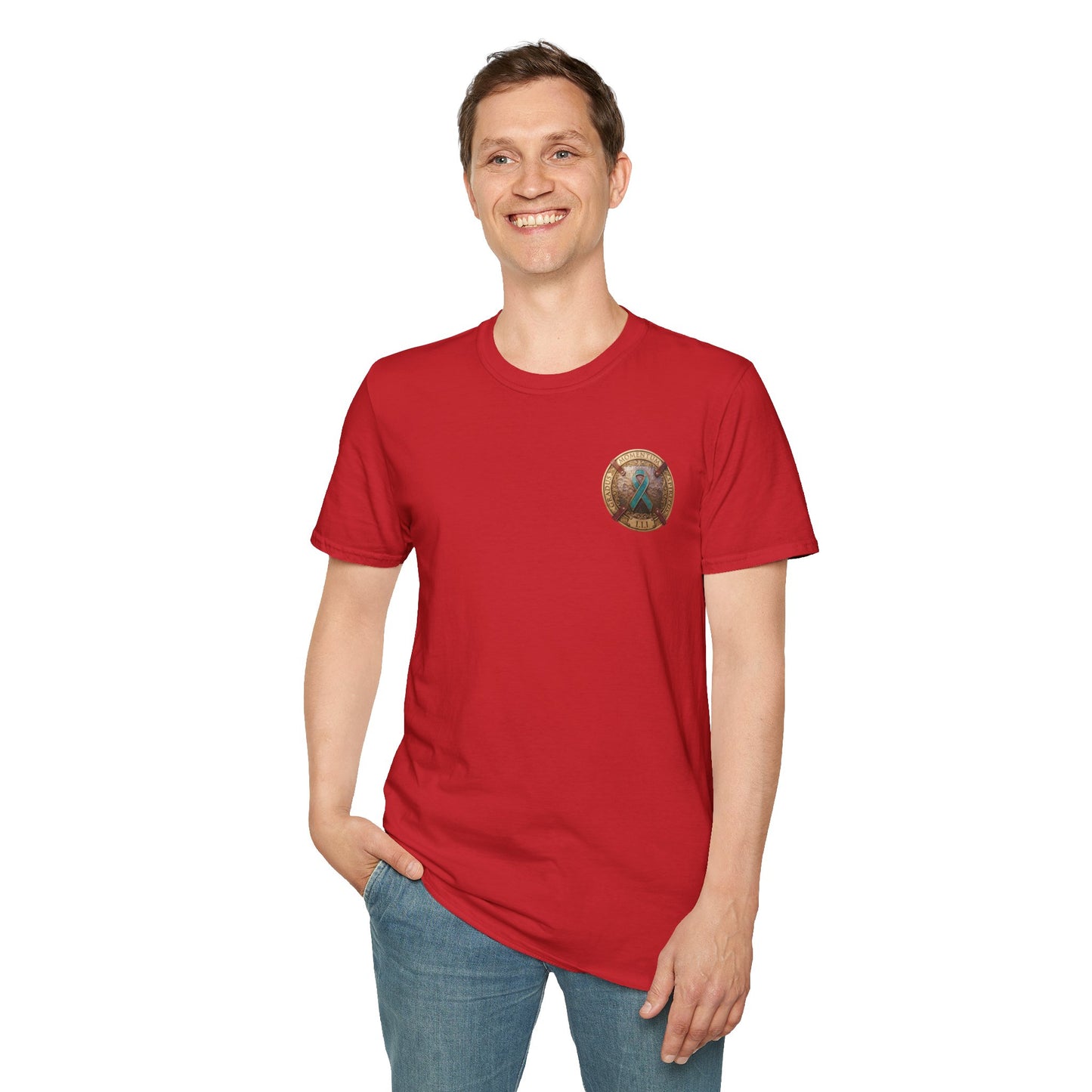 T-Shirt: "PTSD Awareness" Teal Ribbon Support