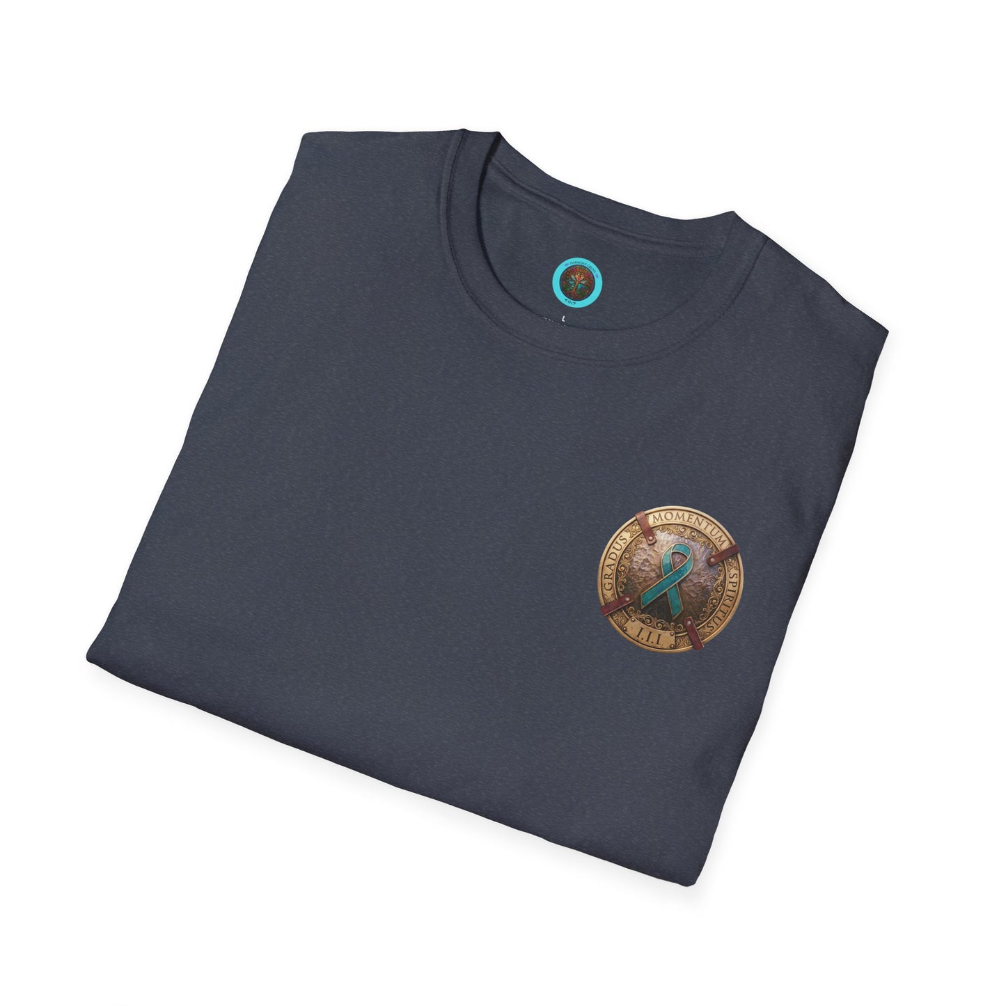 T-Shirt: "PTSD Awareness" Teal Ribbon Support