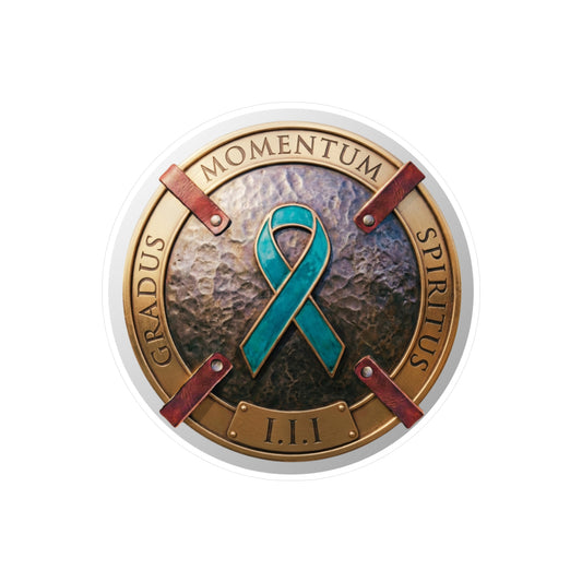 6-Pack PTSD Awareness All-Weather Vinyl Decal (2.5")