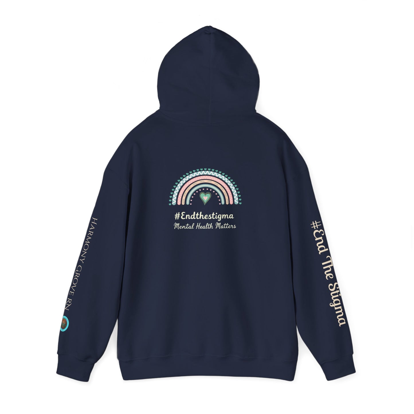 Pullover Hoodie: "#EndTheStigma" Mental Health Matters