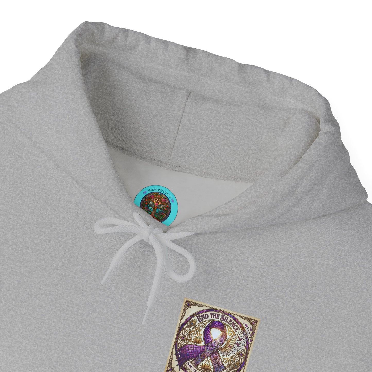 Pullover Hoodie: "End The Silence" Domestic Violence Awareness