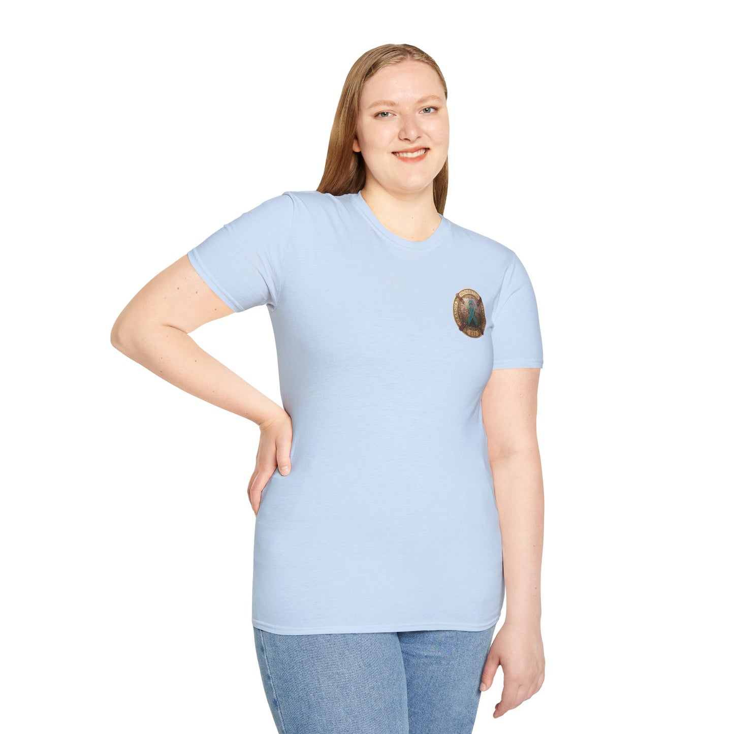 T-Shirt: "PTSD Awareness" Teal Ribbon Support